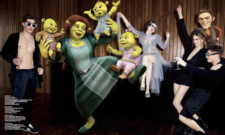 Illustration for article titled Shrek Filmmakers Not Thrilled With Sexy Shrek Fashion Spreads